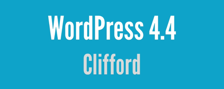 wordpress 4.4 Clifford