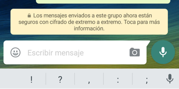 mesajes cifrados whatsapp